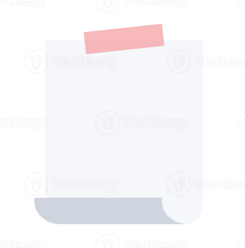Paper sticky note png