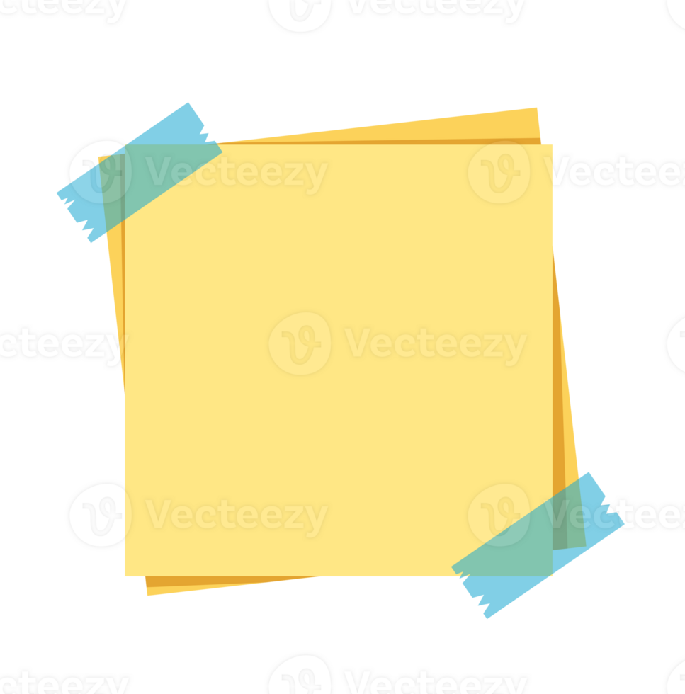 Paper sticky note png