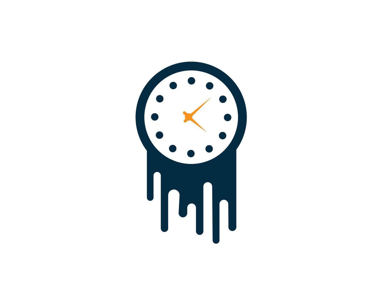 hora administración icono. línea estilo símbolo desde productividad icono recopilación. hora administración creativo elemento para logo, infografía, ux y ui vector