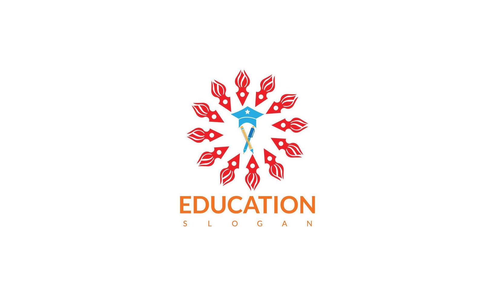 This Logo Suitable for Library, Bookstore, Publishing Company, and More. Vector Illustration.