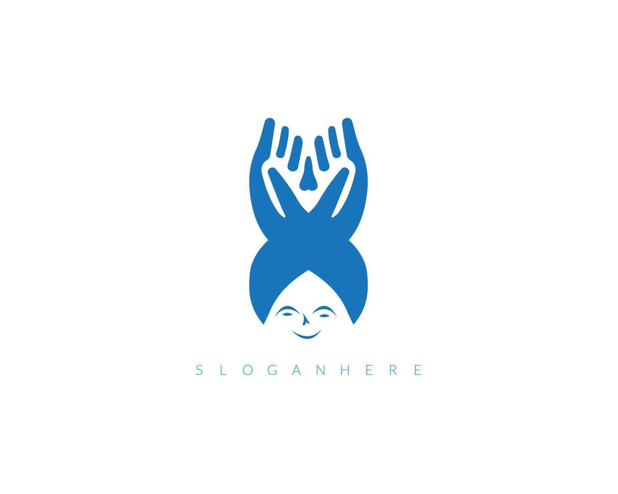 Abstract logo. Minimalistic logo design. Creative logo. Beautiful and simple element. vector
