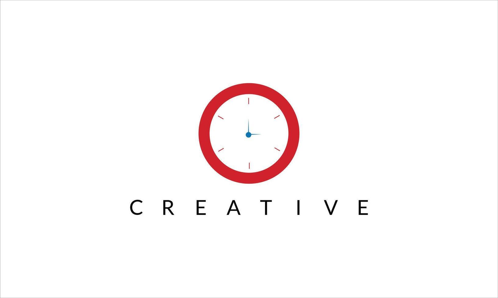 Time management logo template. vector