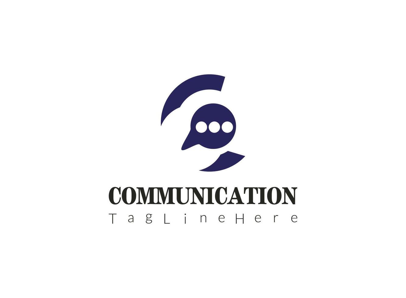 Through its innovative design, our logo embodies the evolution of communication in the digital age. vector