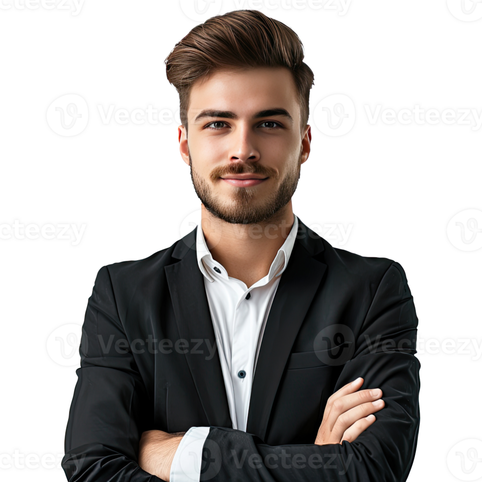 AI generated Businessman portrait. Portrait of businessman. png