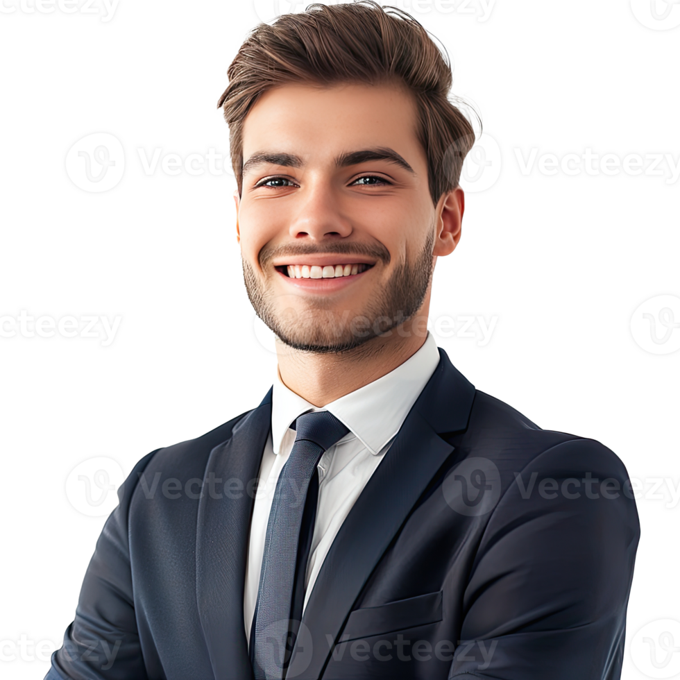 AI generated Businessman portrait. Portrait of businessman. png