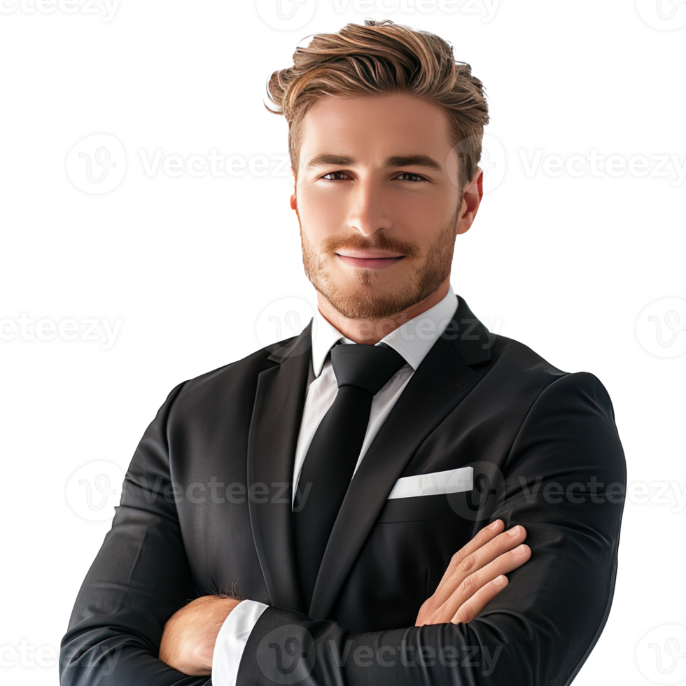 AI generated Businessman portrait. Portrait of businessman. png