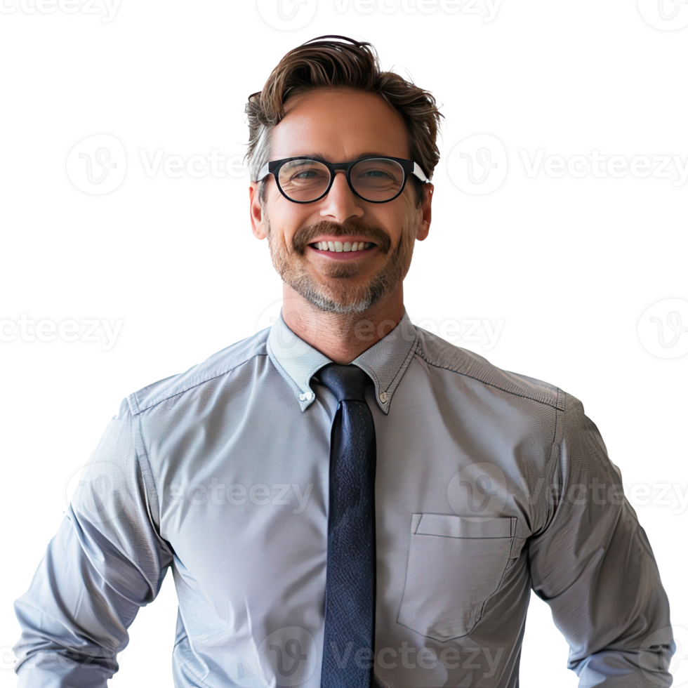 AI generated Businessman portrait. Portrait of businessman. png