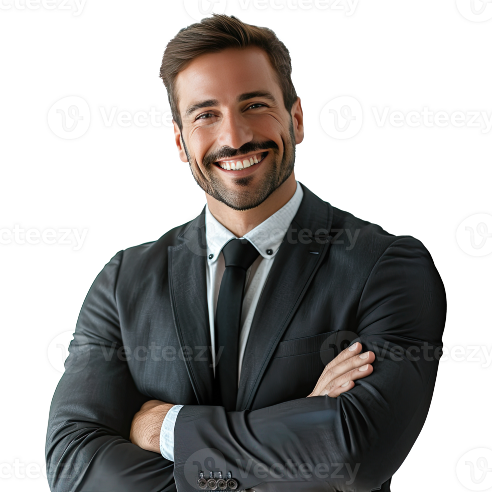 AI generated Businessman portrait. Portrait of businessman. png