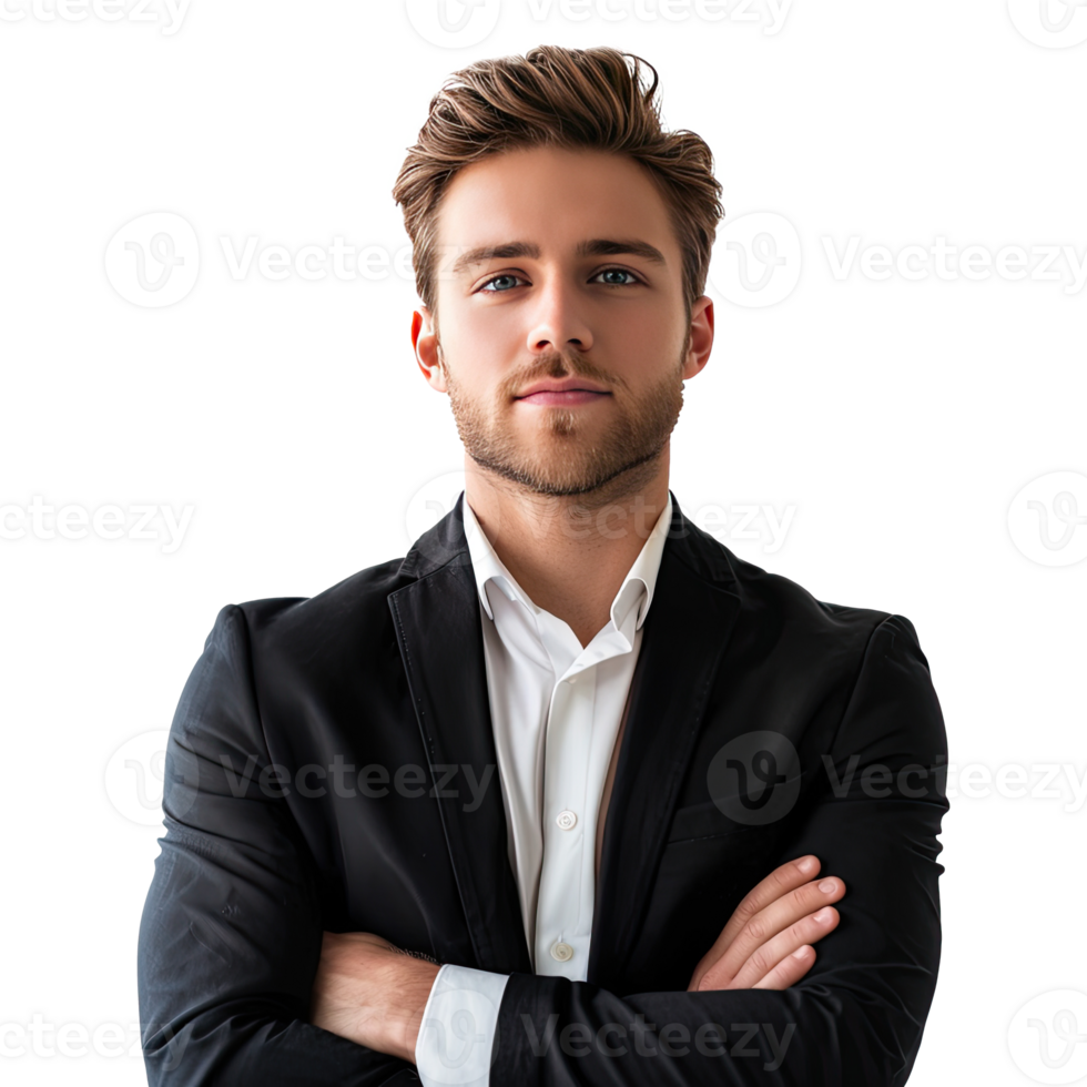 AI generated Businessman portrait. Portrait of businessman. png