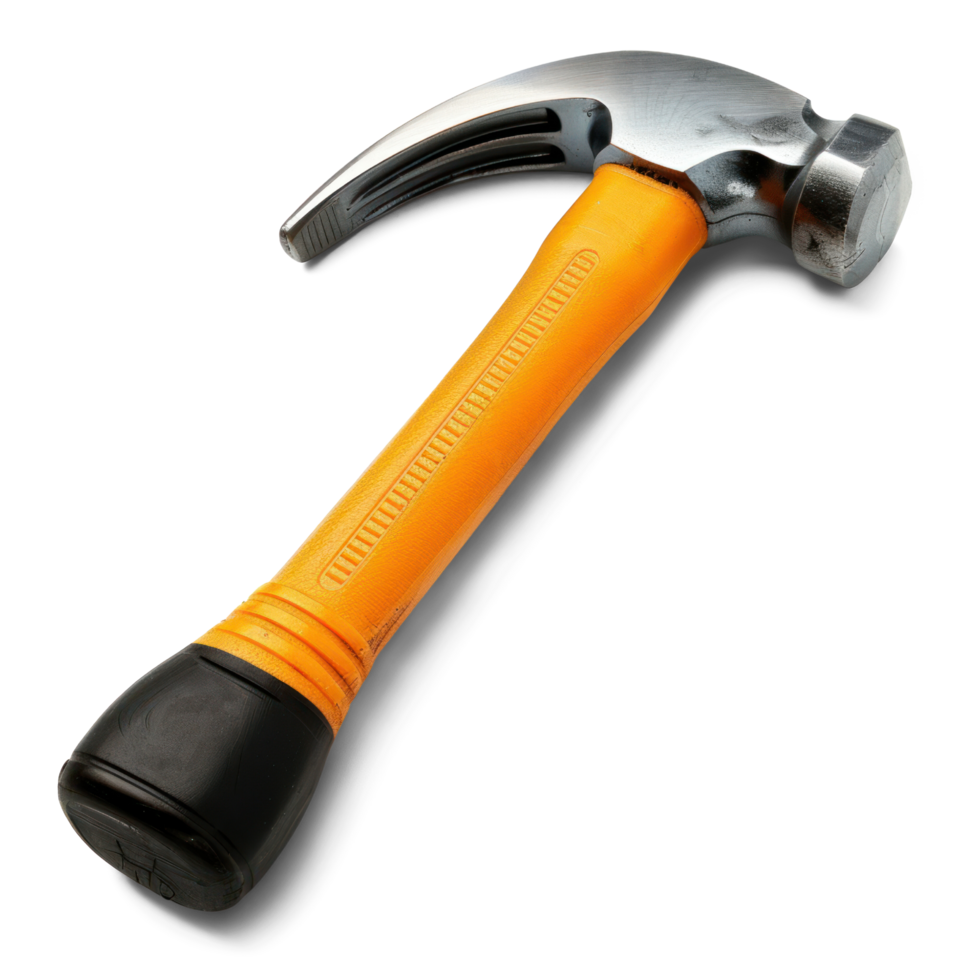 AI generated A heavy duty hammer isolated on transparent background png