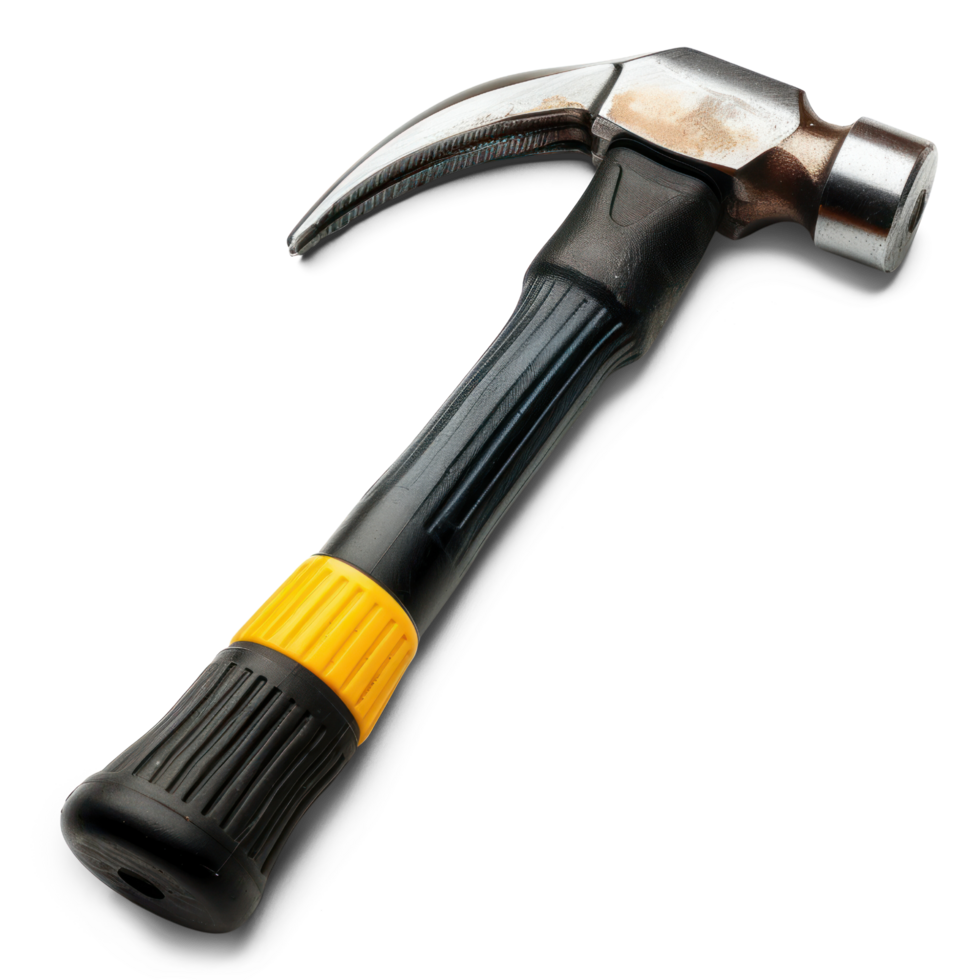 AI generated A heavy duty hammer isolated on transparent background png