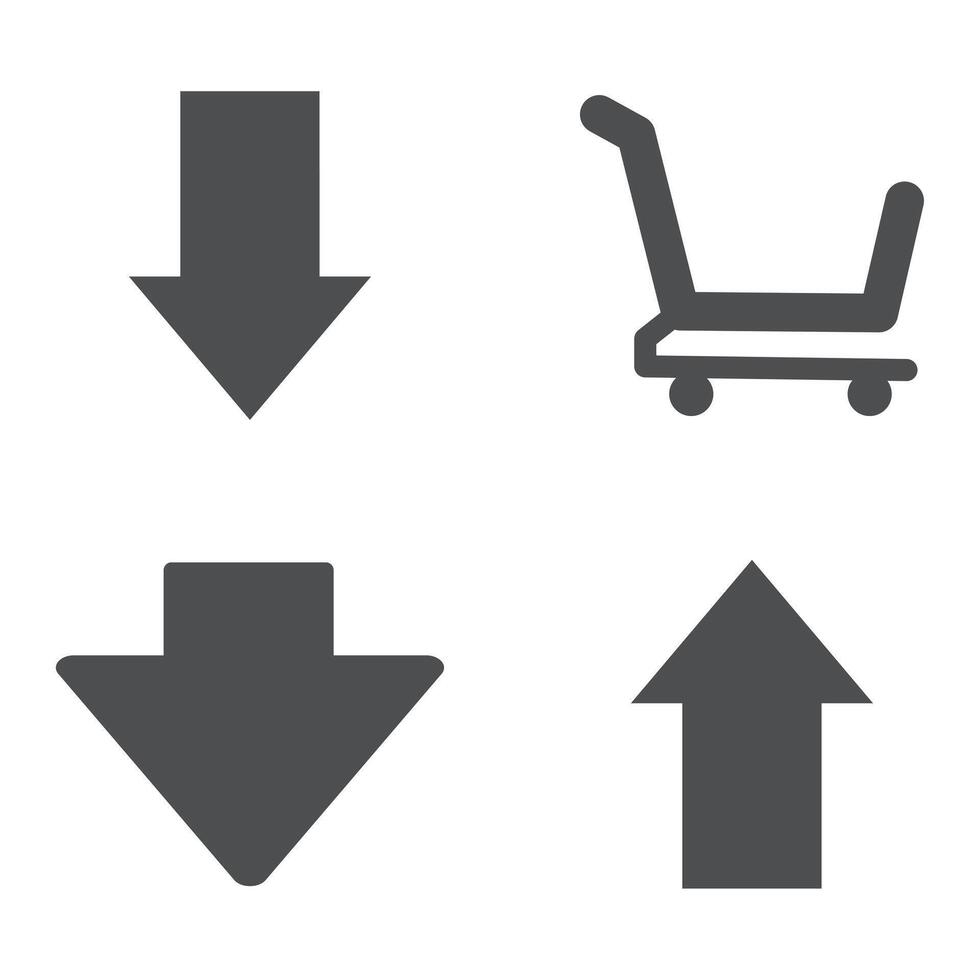 Business or organisation management icon set. vector