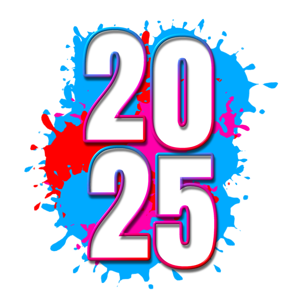 Happy new year 2025 42056988 PNG