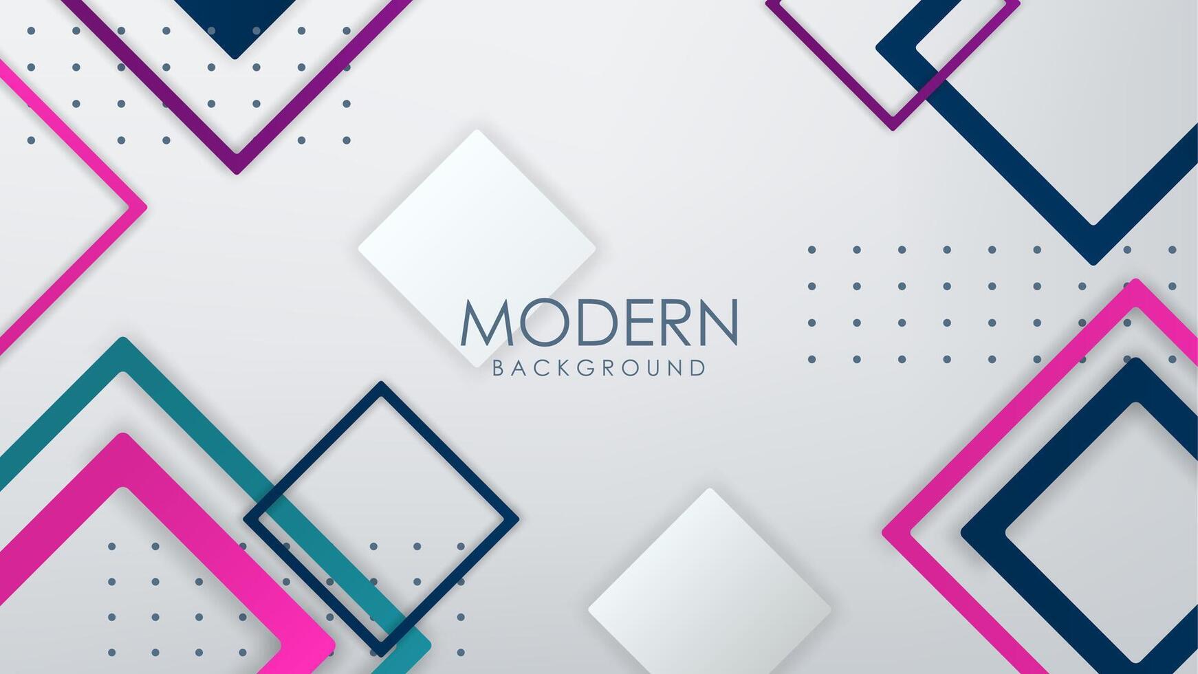 Abstract Geometric Background, Square Color Shape, Vector Illustration