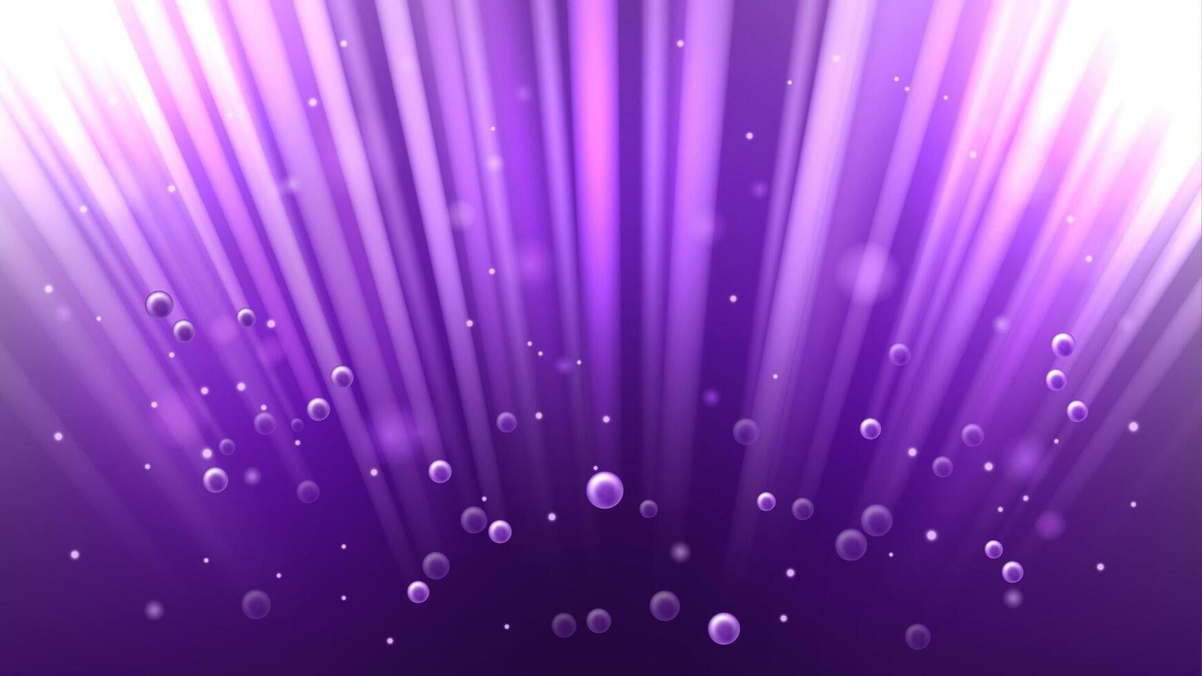 Purple Explosion Effect, Stream Of Particles. Vector Illustration