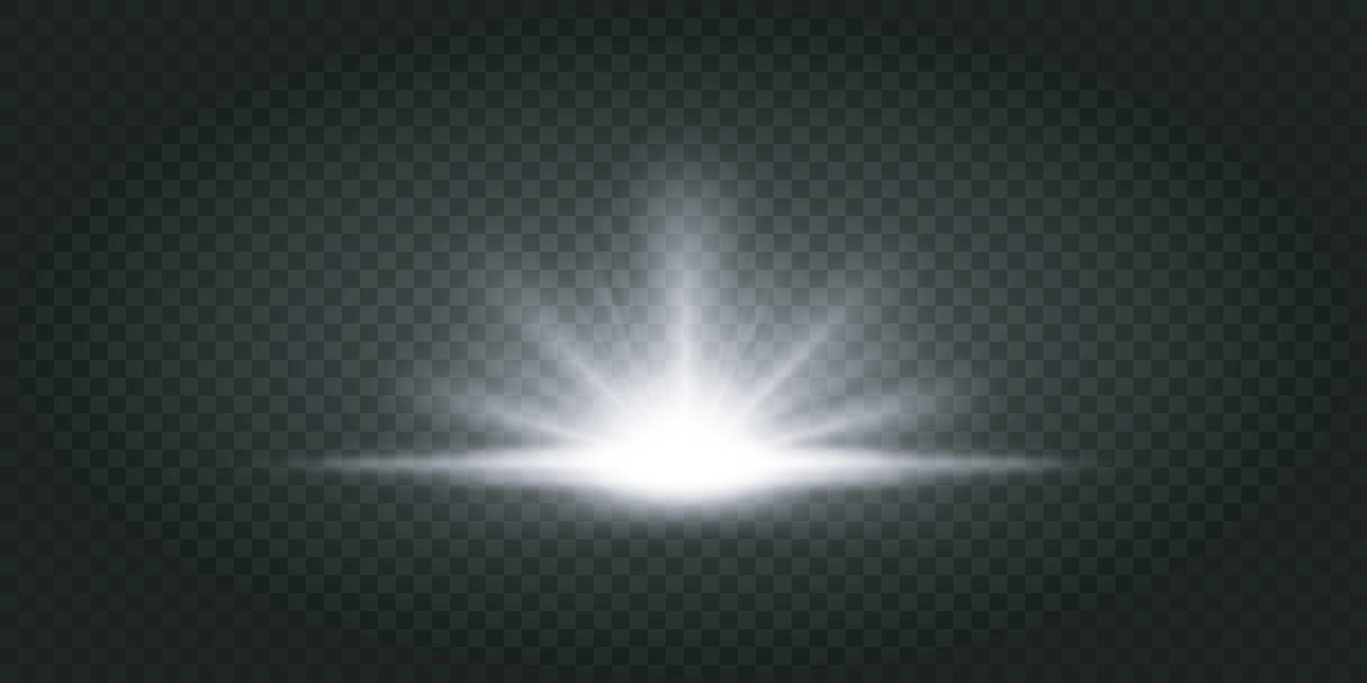 White Rays Rising on Dark Background. Suitable For Product Advertising, Product Design, and Other, Vector Illustration