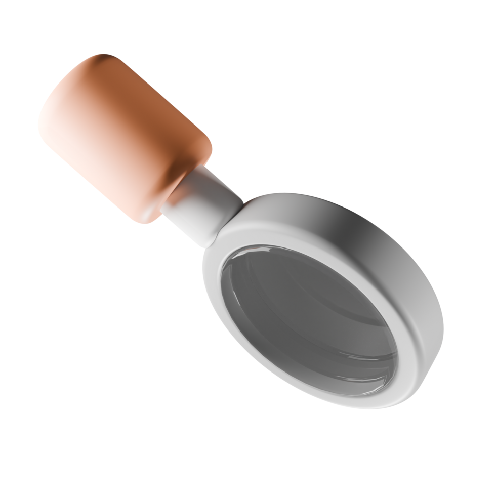 3D Magnifying Glass png