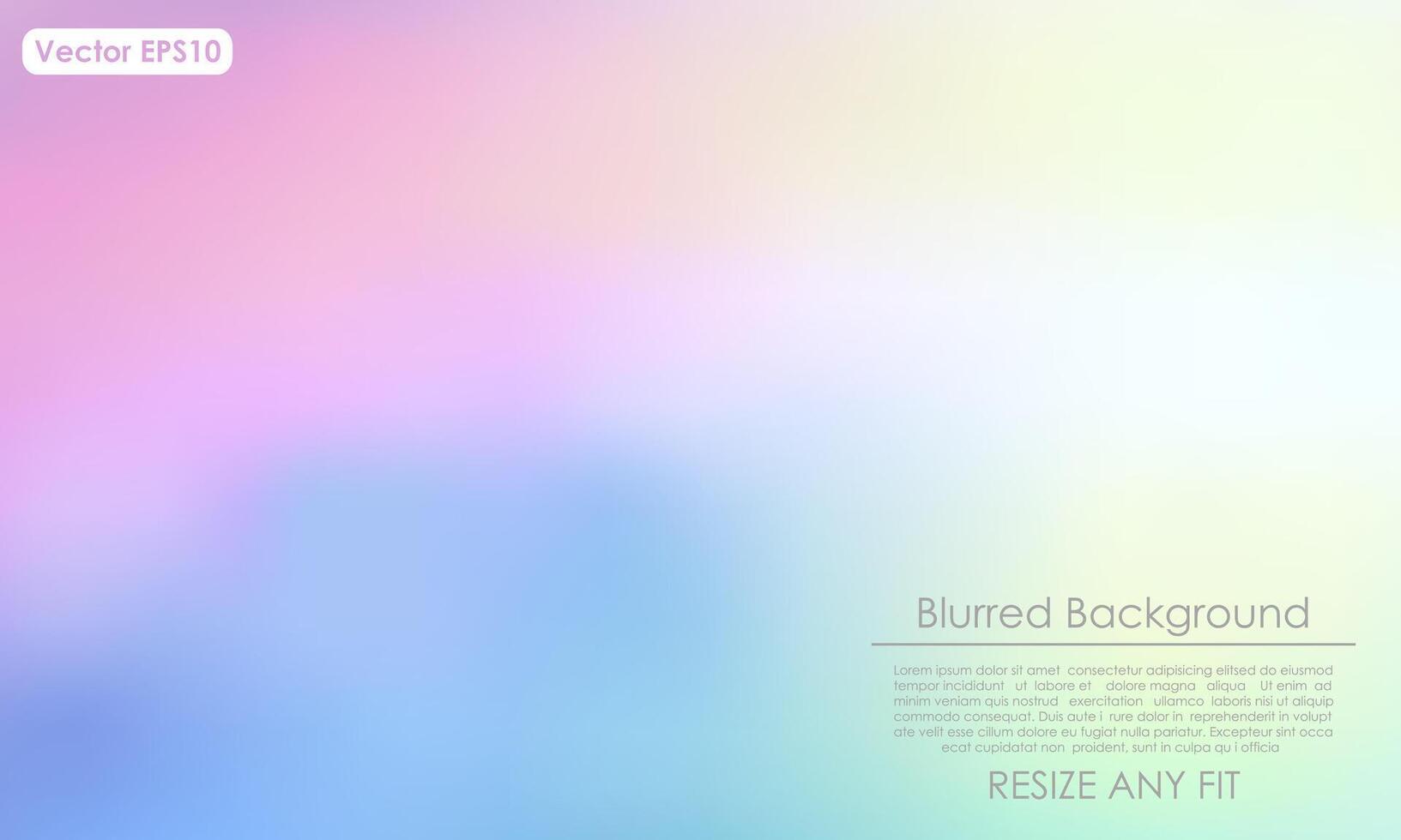 Abstract Blurred Background, Easy to Resize, Vector Illustration