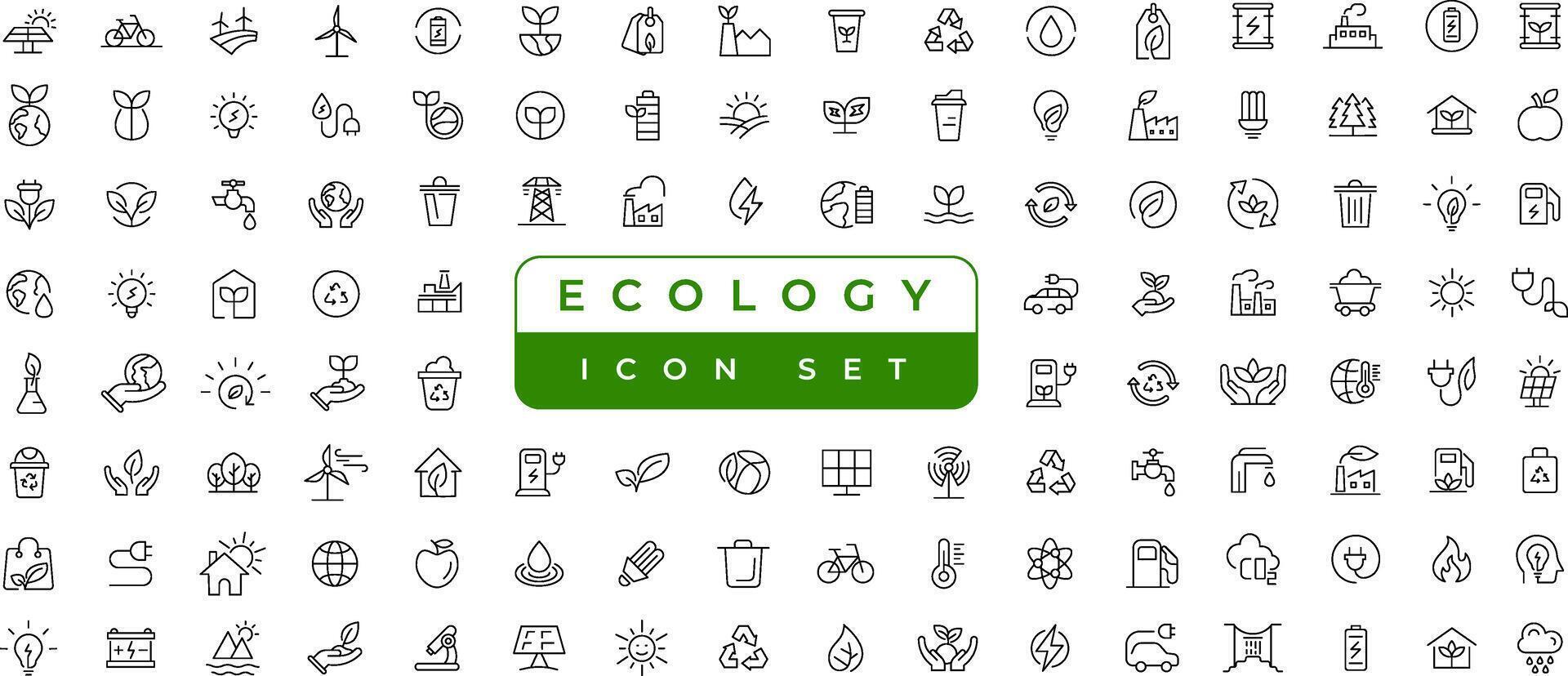 Contact and communication Icon set, outline icon for contact, chat and communication. most useful iconset. vector