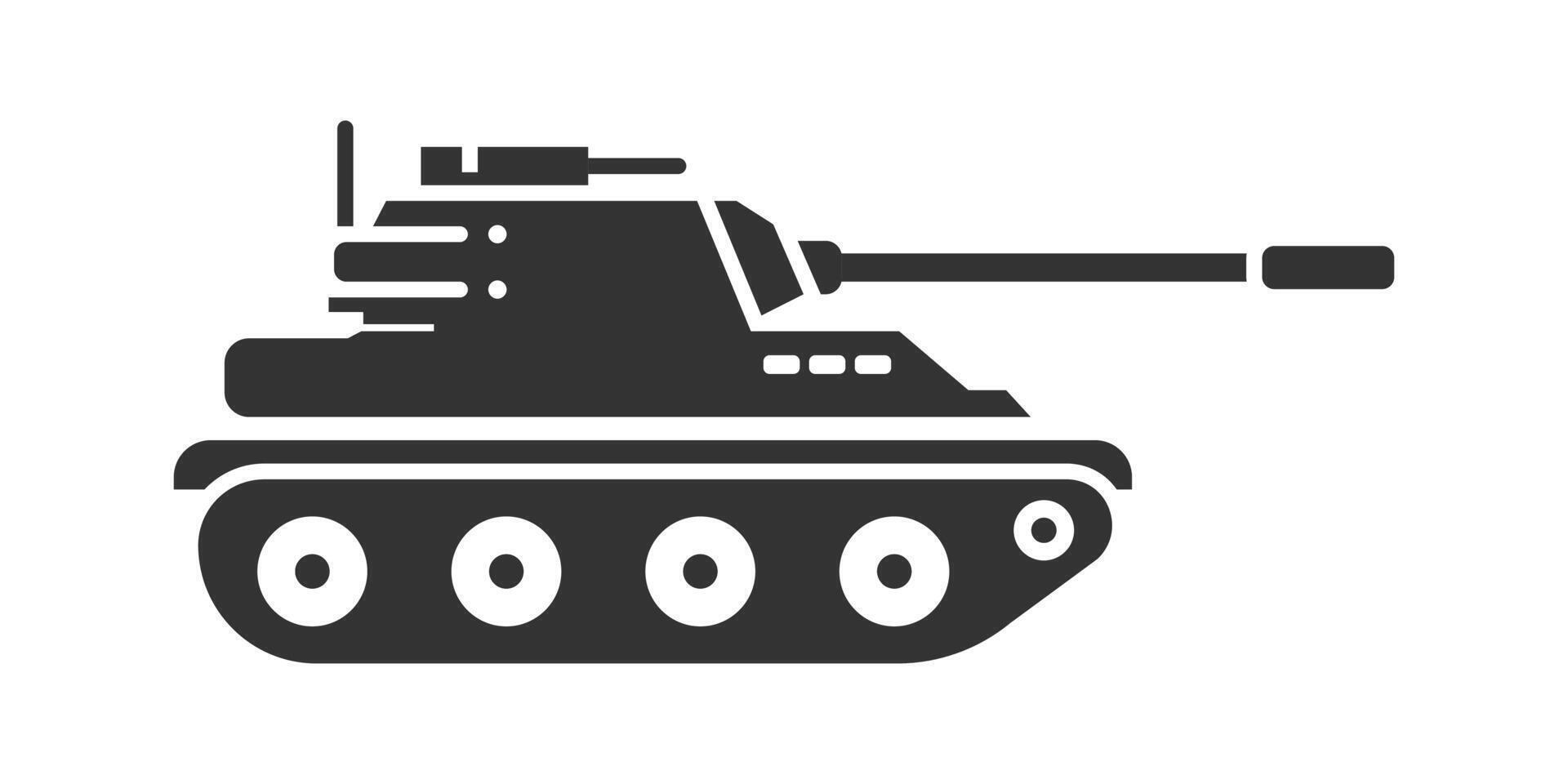 Tank icon. Simple design. Vector illustration.