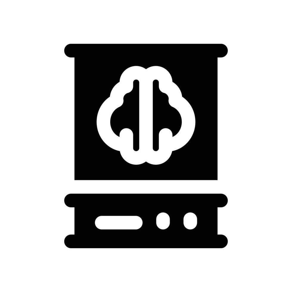 brain incubator icon. vector glyph icon for your website, mobile, presentation, and logo design.