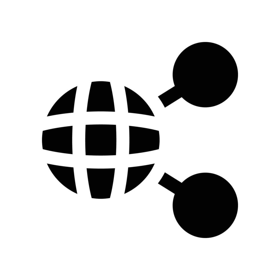 network icon. vector glyph icon for your website, mobile, presentation, and logo design.