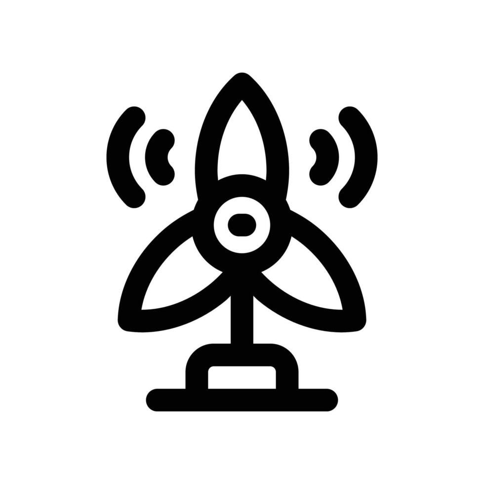 windmill icon. vector line icon for your website, mobile, presentation, and logo design.