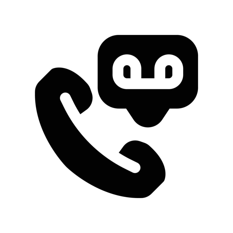 record call icon. vector glyph icon for your website, mobile, presentation, and logo design.