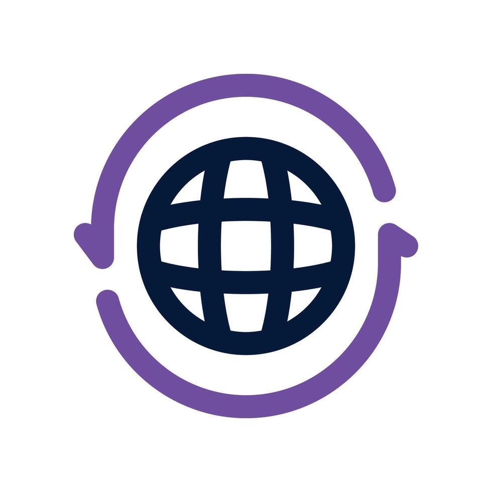 worldwide icon. vector dual tone icon for your website, mobile, presentation, and logo design.