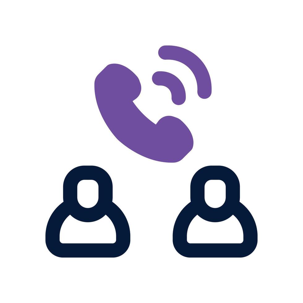 call support icon. vector dual tone icon for your website, mobile, presentation, and logo design.