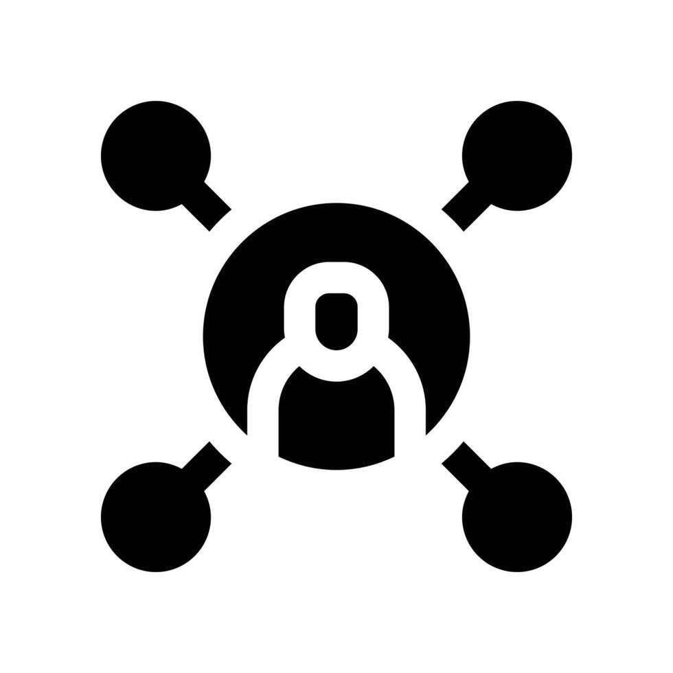 network icon. vector glyph icon for your website, mobile, presentation, and logo design.