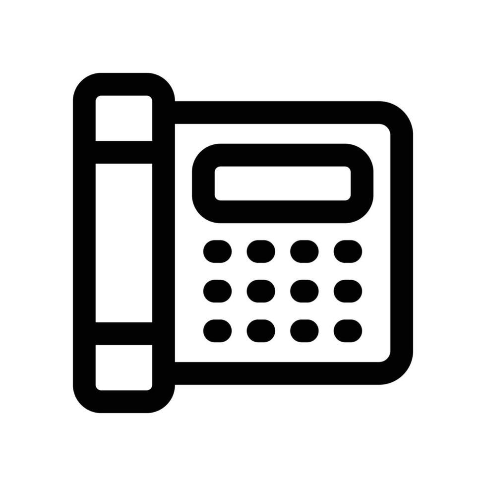 telephone icon. vector line icon for your website, mobile, presentation, and logo design.