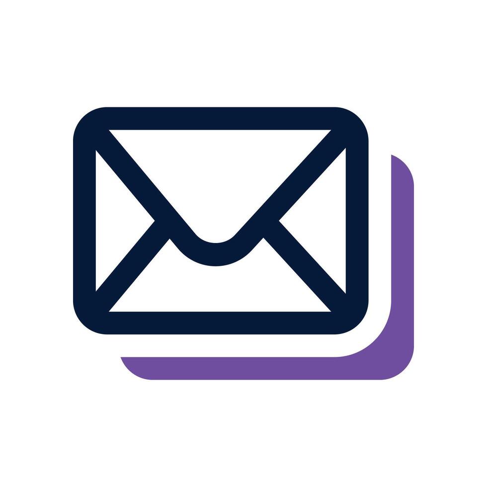 email icon. vector dual tone icon for your website, mobile, presentation, and logo design.