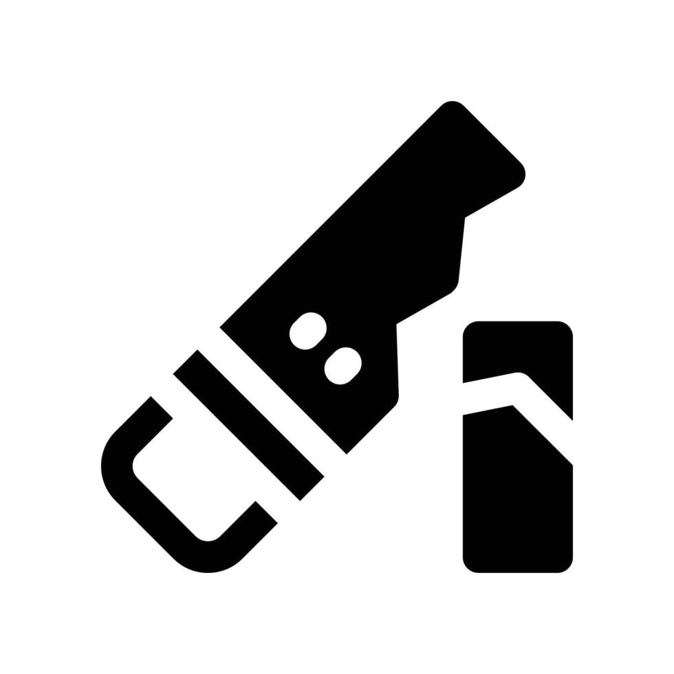 handsaw icon. vector glyph icon for your website, mobile, presentation, and logo design.
