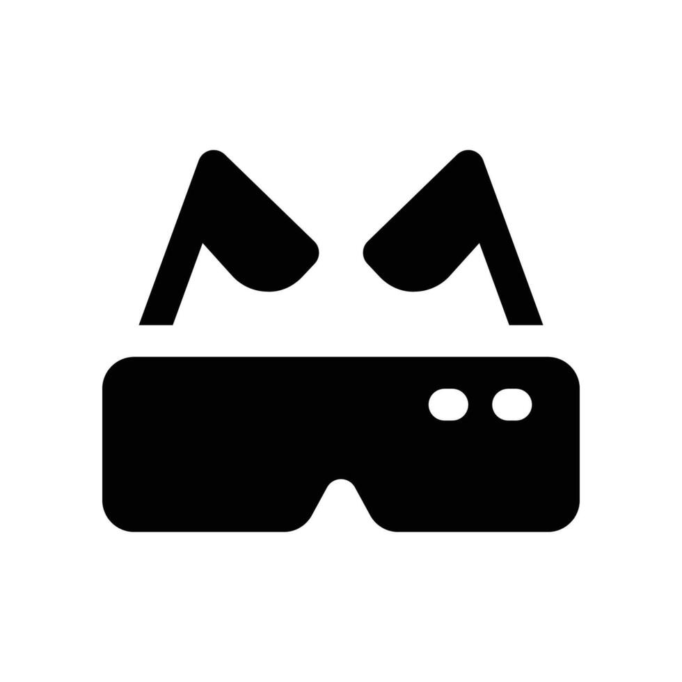 glasses icon. vector glyph icon for your website, mobile, presentation, and logo design.