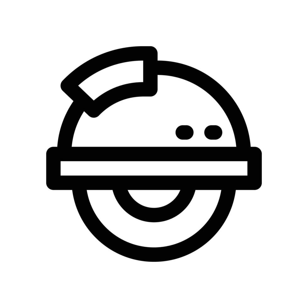 wheel saw icon. vector line icon for your website, mobile, presentation, and logo design.