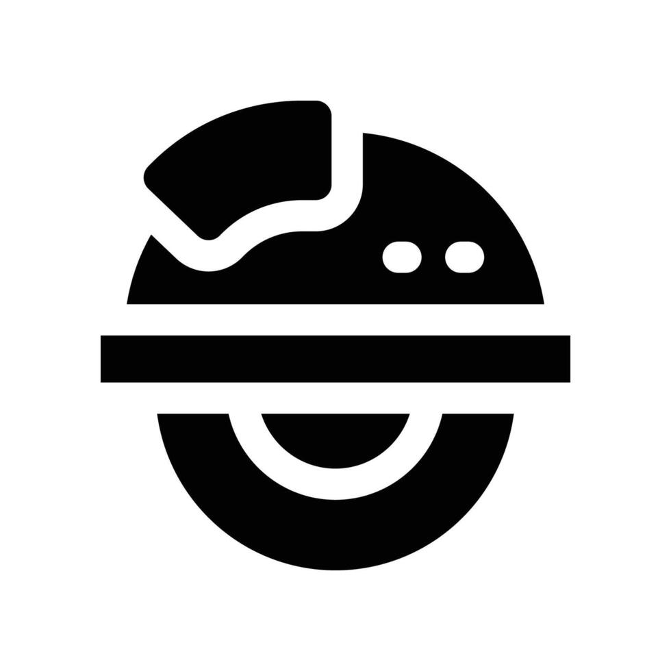 wheel saw icon. vector glyph icon for your website, mobile, presentation, and logo design.