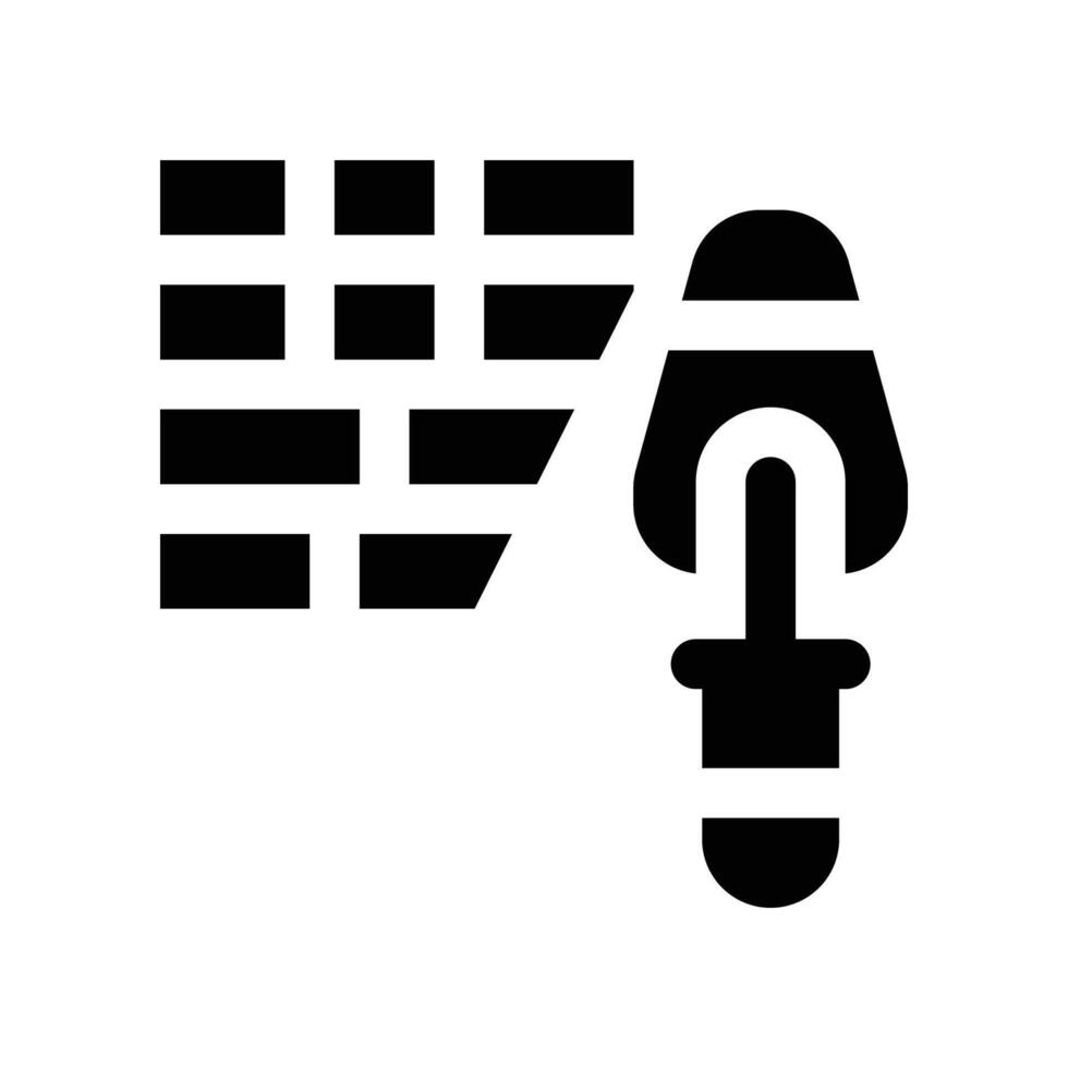 brick wall icon. vector glyph icon for your website, mobile, presentation, and logo design.