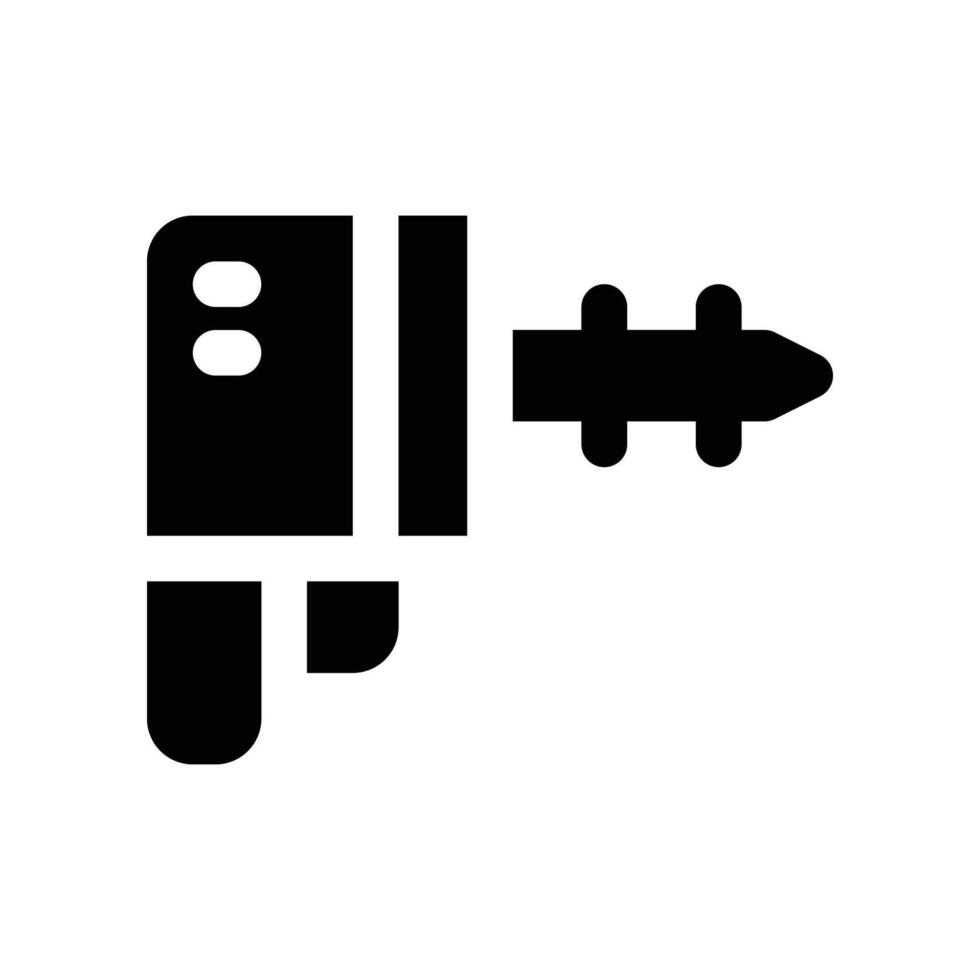 drill icon. vector glyph icon for your website, mobile, presentation, and logo design.