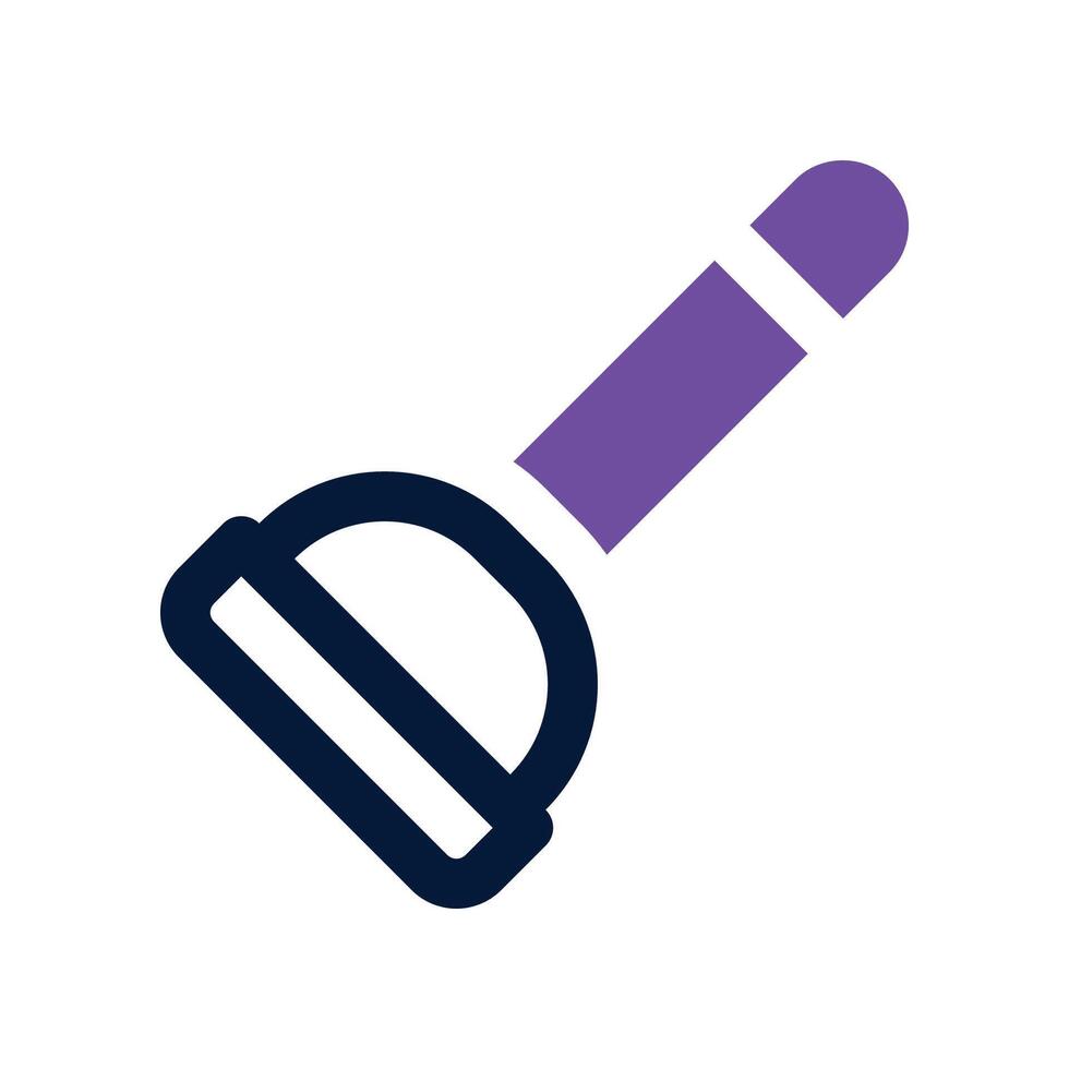 toilet plunger icon. vector dual tone icon for your website, mobile, presentation, and logo design.