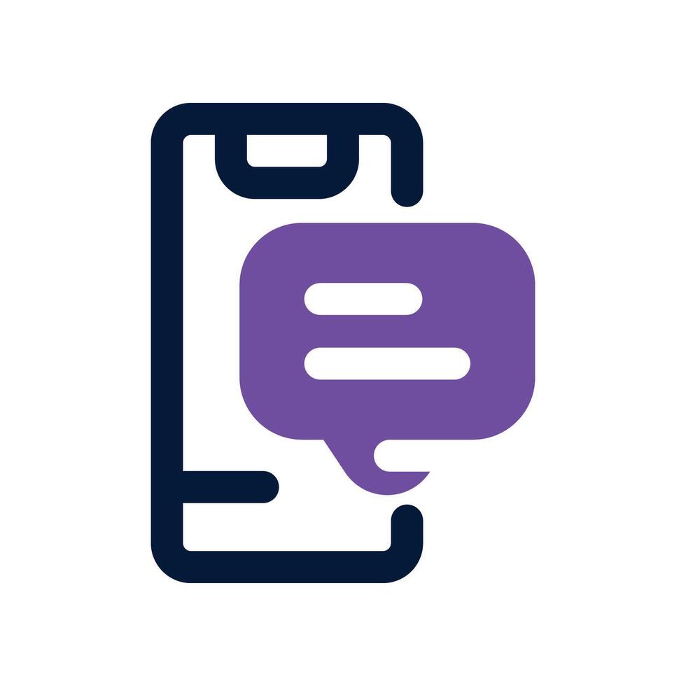 chat icon. vector dual tone icon for your website, mobile, presentation, and logo design.