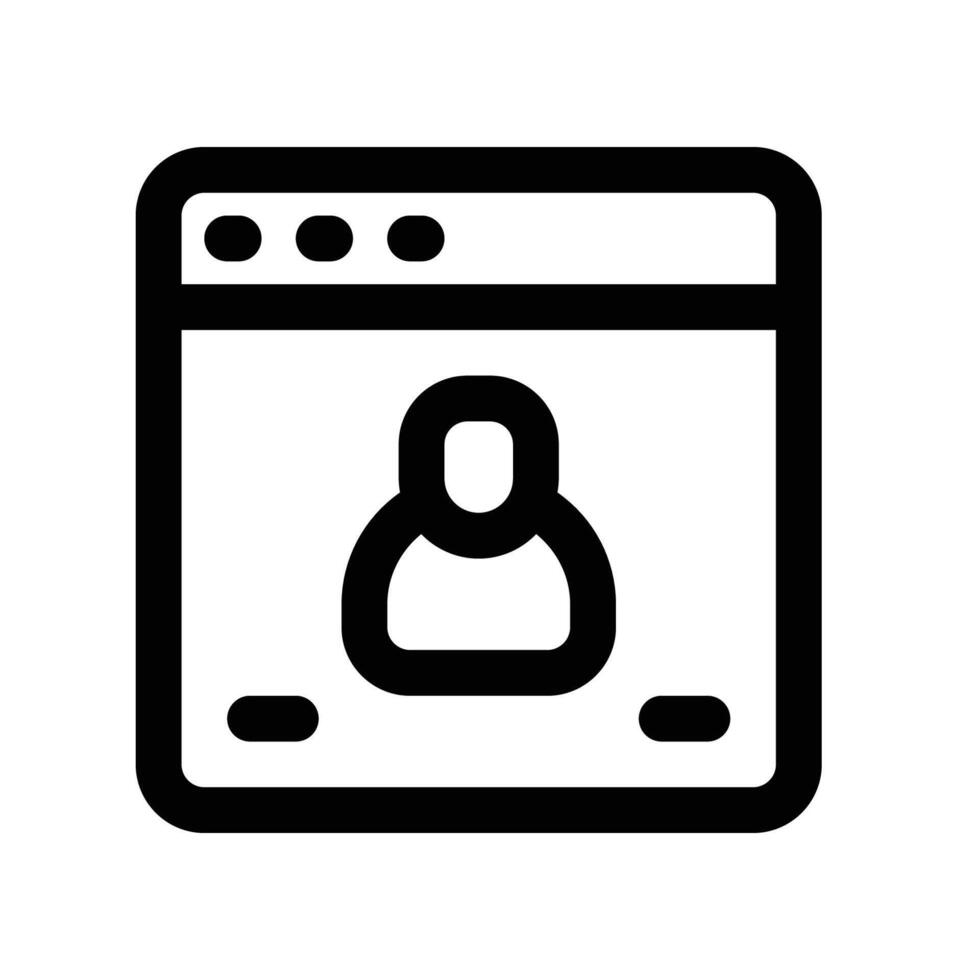 webinar icon. vector line icon for your website, mobile, presentation, and logo design.