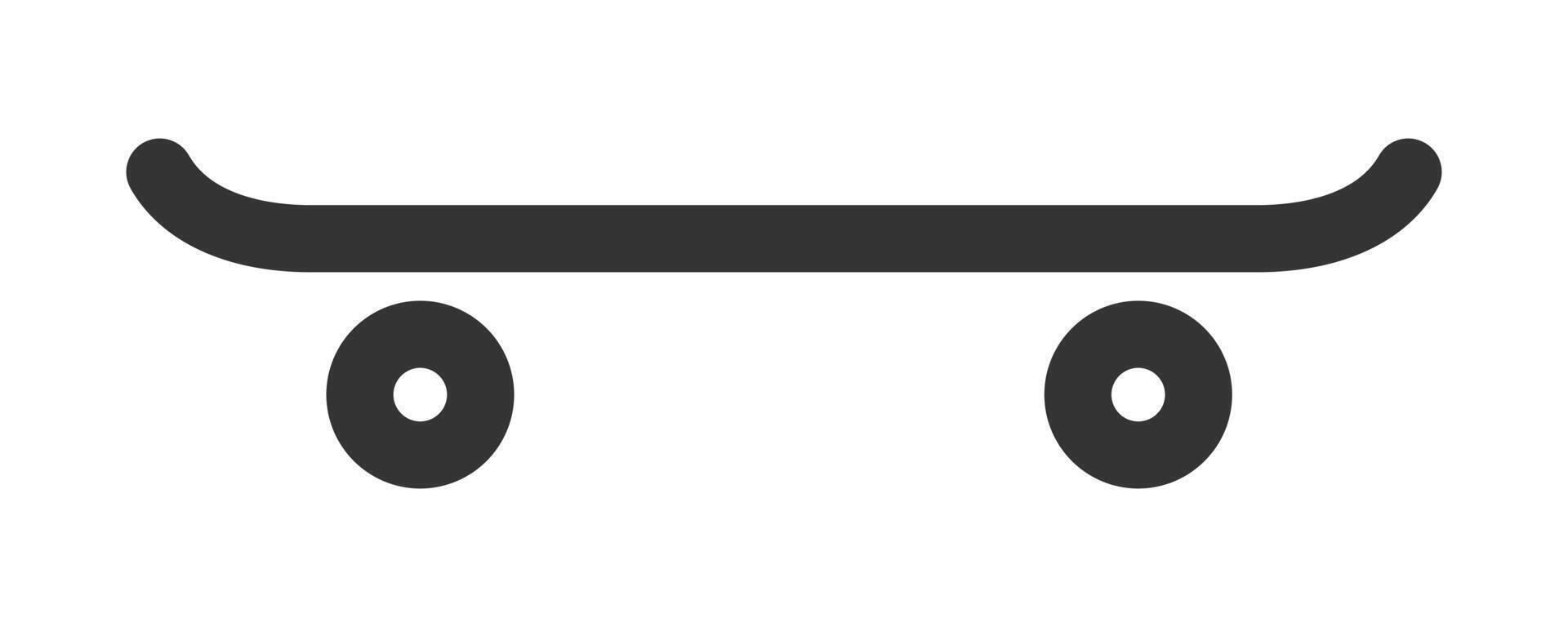 Skateboard icon. Simple design. Vector illustration.