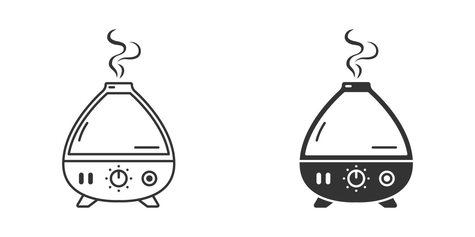 Humidifier icon isolated on a white background. Vector illustration.