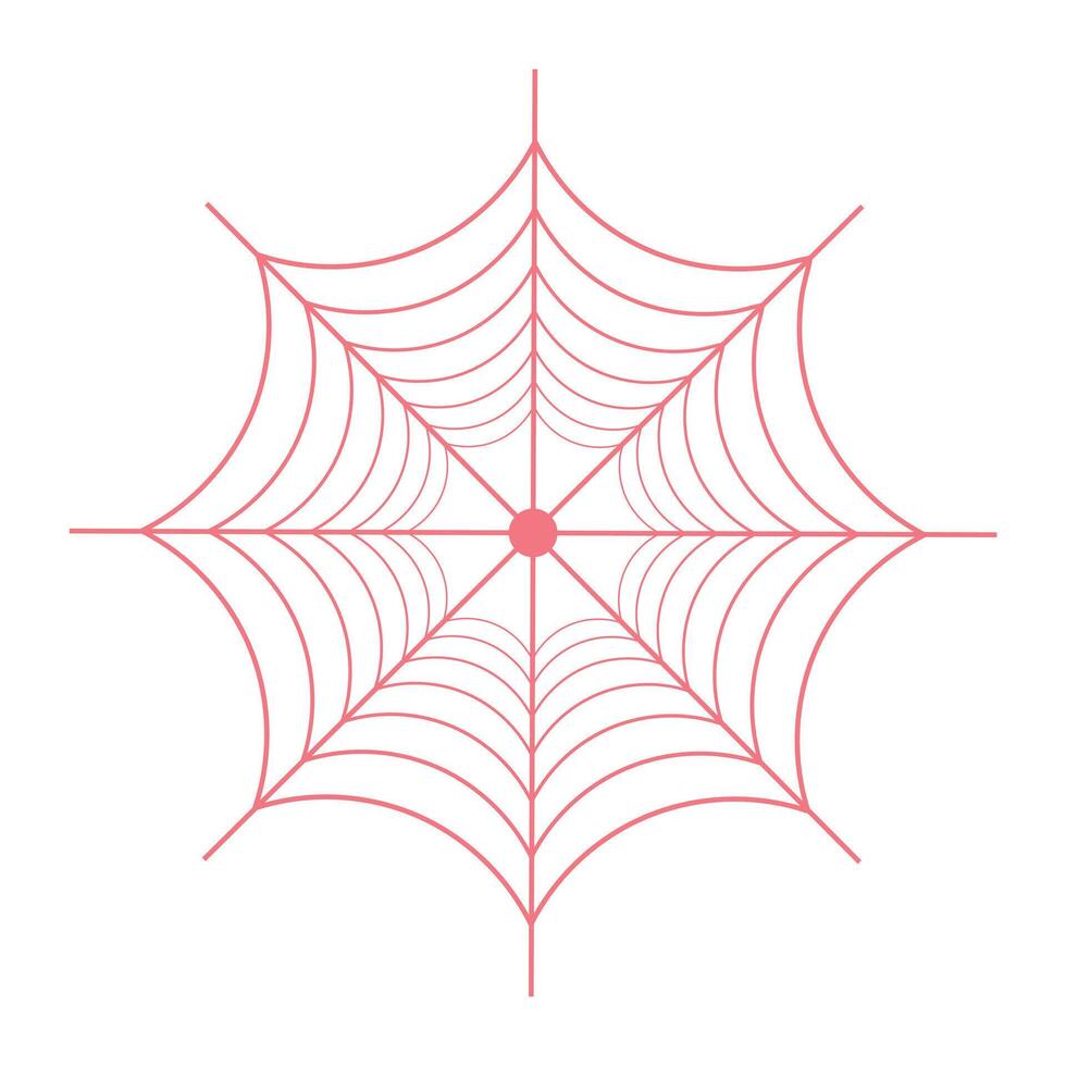 araña red modelo línea icono vector diseño.