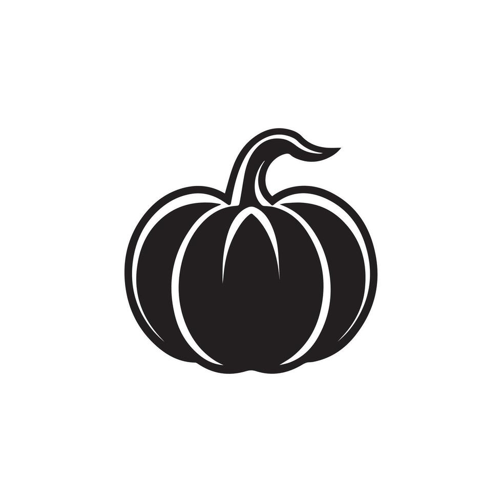 calabaza natural icono vegetal orgánico vector diseño.