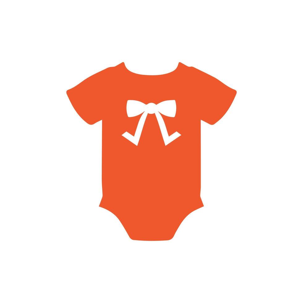 Baby suit childhood clothes.vector template style design. vector