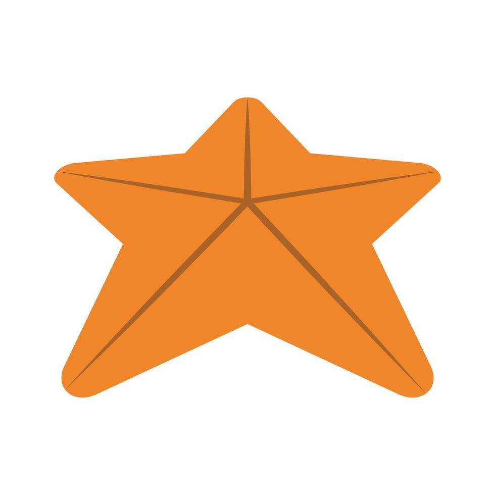 vector mar estrella caribe estrella de mar en un blanco