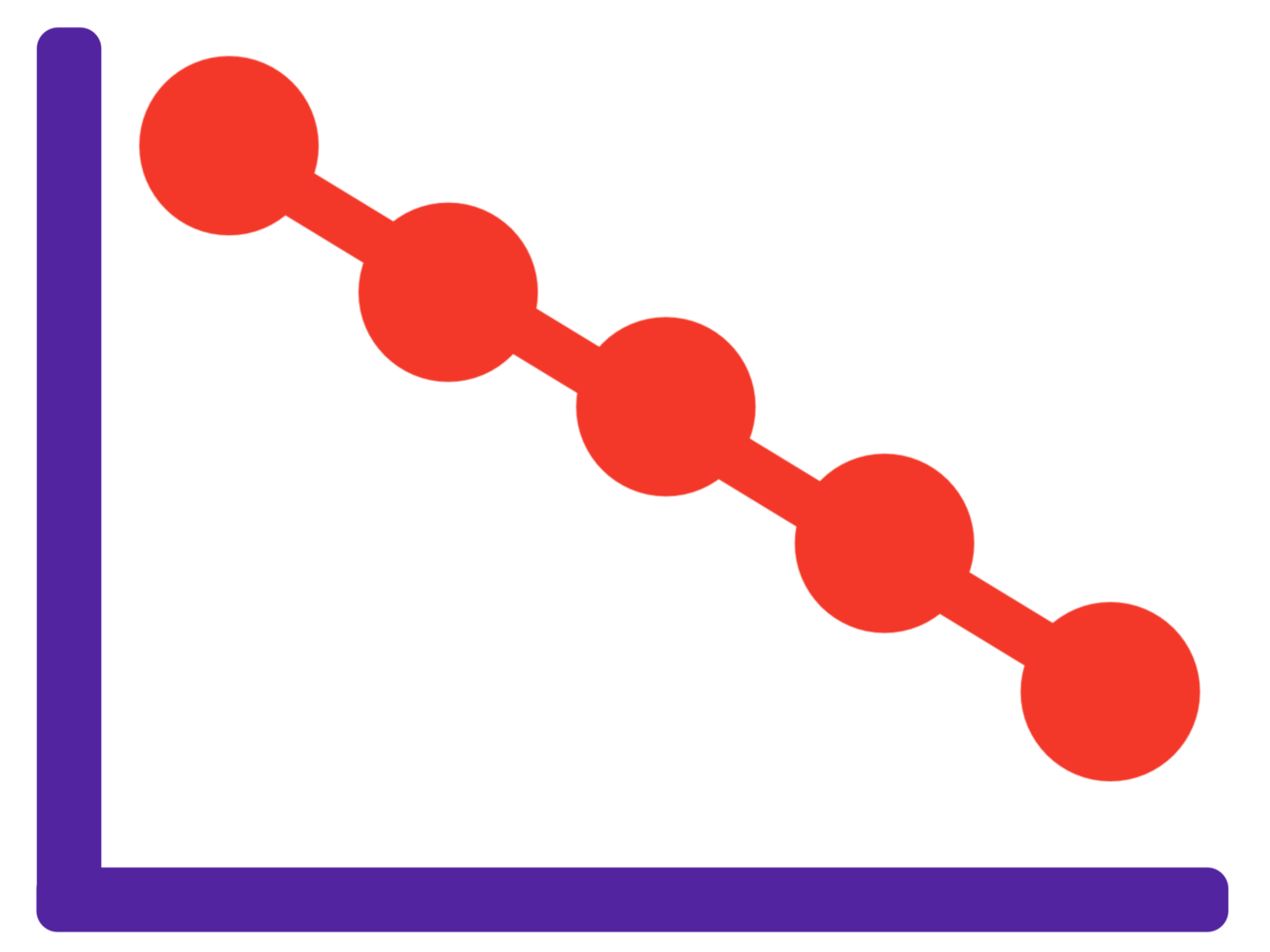 Illustration Growing down, analytics result of Promotion Marketing Sales png