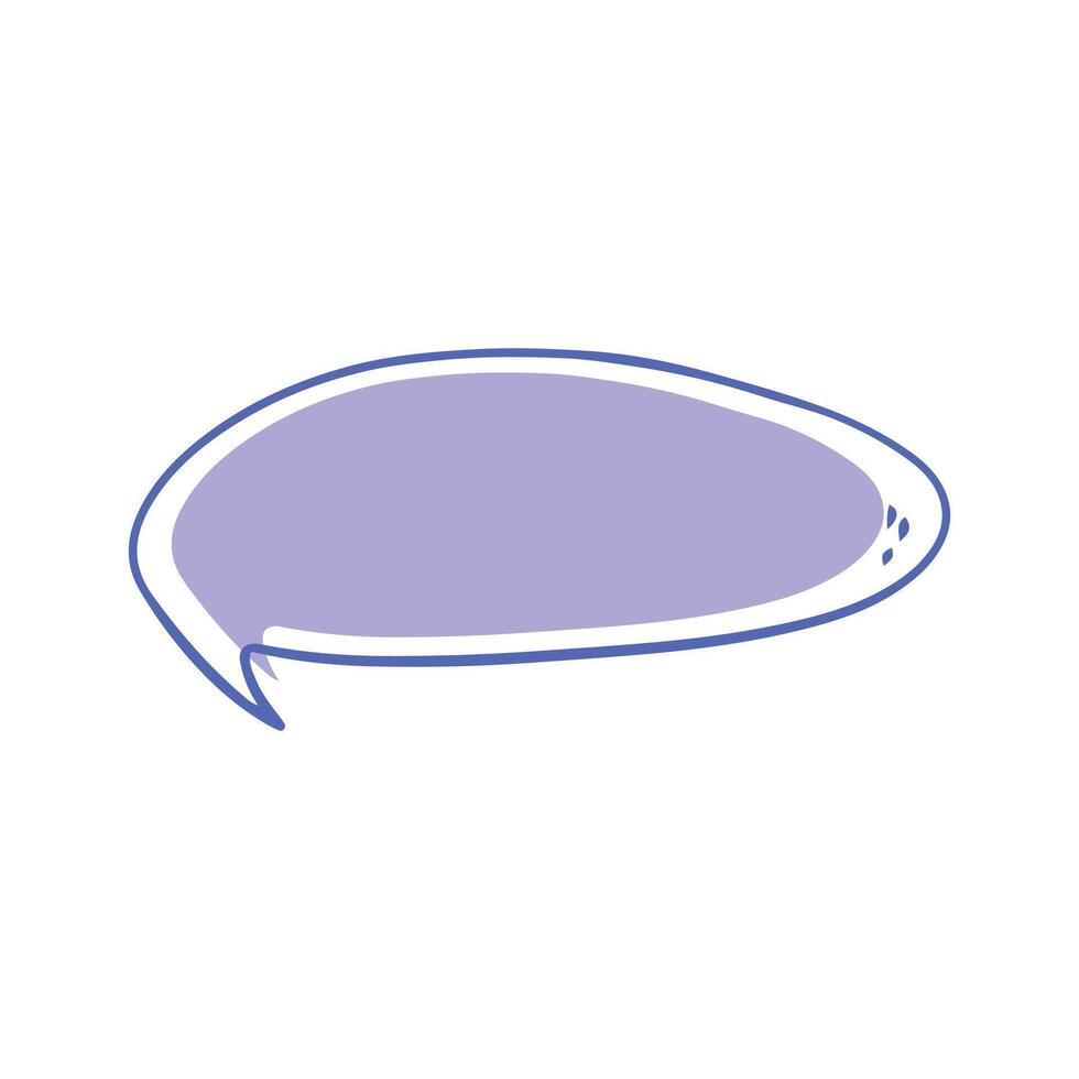 vector habla burbuja icono plano diseño aislado blanco antecedentes